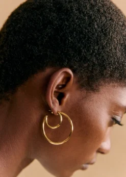 Sezane Bijoux|Bijoux|Anneaux Chiara Doré