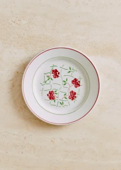 Sezane La Sélection Vintage|Assiettes à Dessert Anciennes, Fleuries