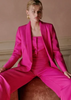 Sezane Tops & Bodies|Chemises & Blouses|Blouse Andreine Rose