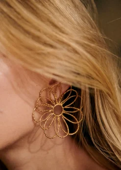 Sezane Bijoux|Bijoux|Boucles D'oreilles Helena Doré