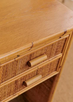 Sezane La Sélection Vintage|Bureau Dal Vera Années 1960 - N°2 Bambou et osier