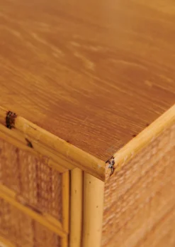 Sezane La Sélection Vintage|Bureau Dal Vera Années 1960 - N°2 Bambou et osier