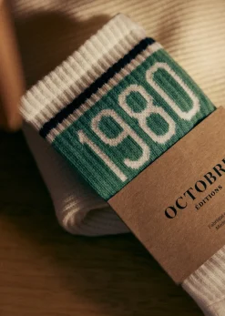 Sezane Accessoires|Chaussettes 1980 Écru