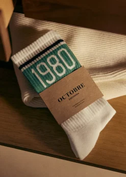 Sezane Accessoires|Chaussettes 1980 Écru