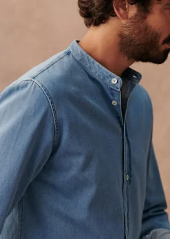 Sezane Denim|Chemises denim|Chemise Benny Denim Clair