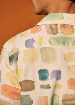Sezane Chemises manches courtes|Chemises coton lin|Chemise Holt