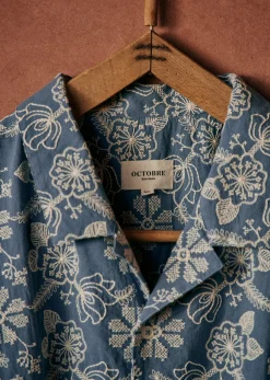Sezane Chemises manches courtes|Chemises coton lin|Chemise Holt