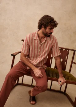 Sezane Chemises manches courtes|Chemises coton lin|Chemise Holt