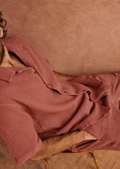 Sezane Chemises manches courtes|Chemise Holt Gaufrée