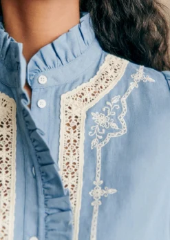 Sezane Chemises & Blouses|Chemise Ulysse