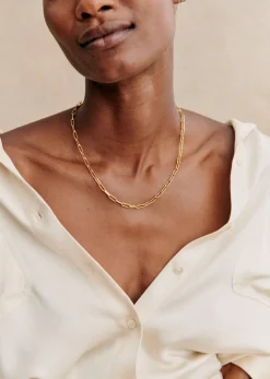 Sezane Bijoux|Bijoux|Collier Irma Maillon Doré