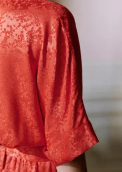 Sezane Combinaisons|Tous les Pantalons & Combinaisons|Combinaison Joan Tangerine