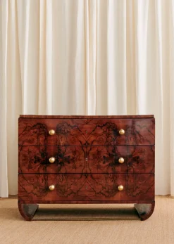 Sezane La Sélection Vintage|Commode Italienne Années 1960 Rose de noyer
