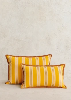 Sezane Les Tissus|Coussin Rayures Amalfi -  Grand Modèle
