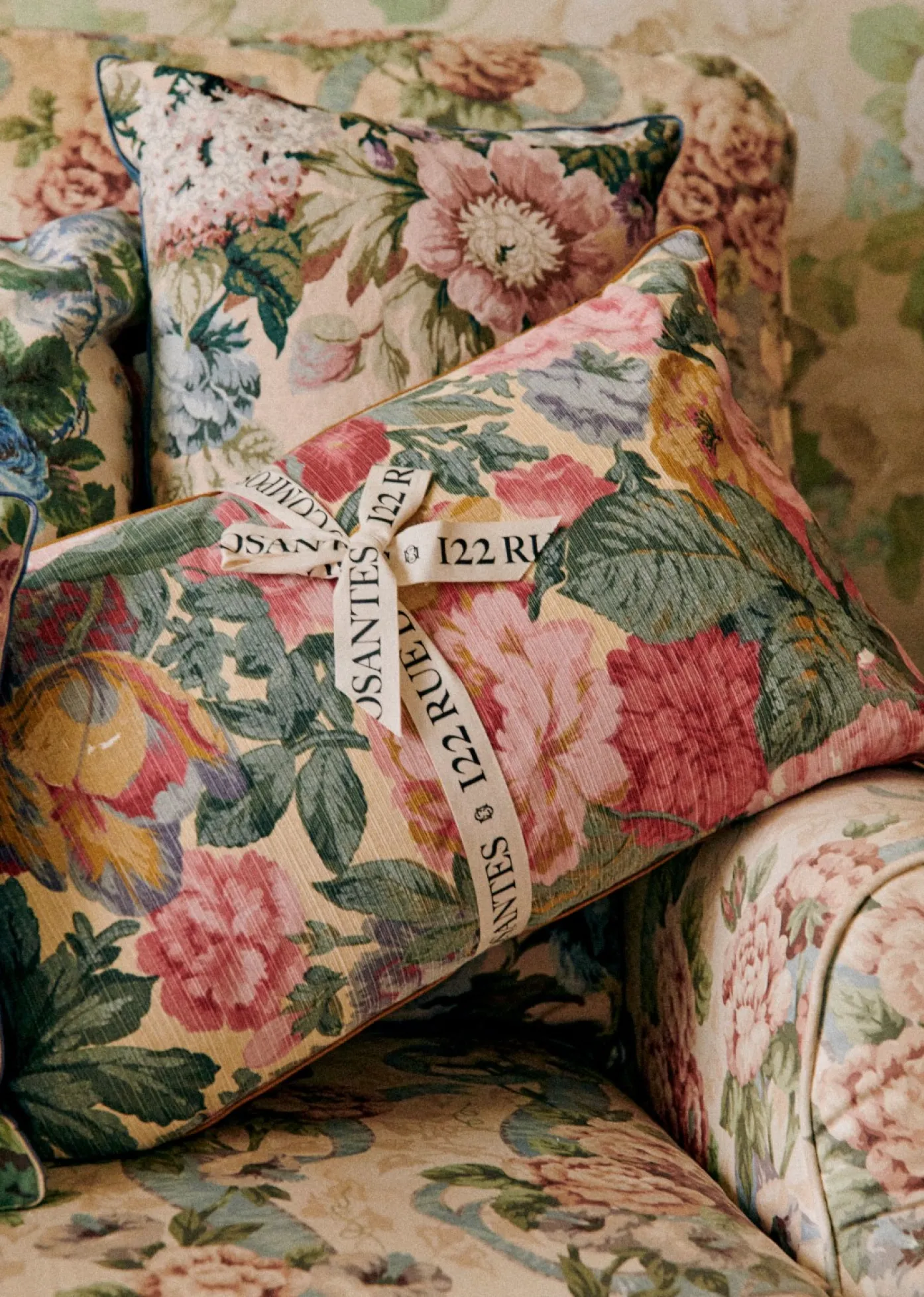 Sezane La Sélection Vintage|Les Tissus|Coussin Vintage - Petit Modèle