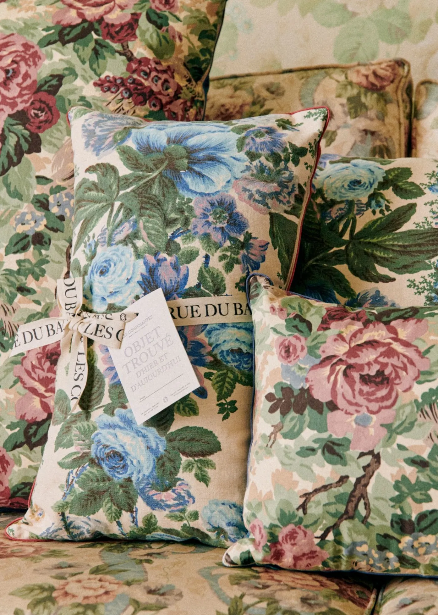 Sezane Les Tissus|Coussin Vintage - Petit Modèle