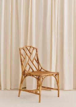 Sezane La Sélection Vintage|Ensemble Chaise Et Bureau Dal Vera Années 1960 - N°1 Bambou et osier