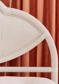 Sezane La Sélection Vintage|Ensemble De Chambre Vintage : Tête De Lit Et Paire De Chevets Rotin