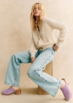 Sezane Maille|Gilet Andie Ficelle