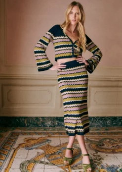 Sezane Maille|Gilet Bobbie Multico