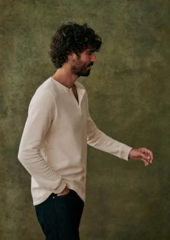 Sezane Col tunisien|T-shirt manches longues|Henley Spike