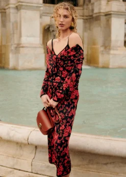 Sezane Jupes & Shorts|Jupe Leona Rose Rouge
