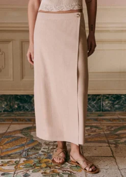 Sezane Jupes & Shorts|Jupe Paulina Crème