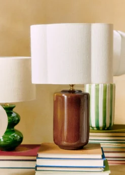 Sezane Les Lumières|Lampe Mezzo - Caramel Abat-jour Boléro - Jute Écru