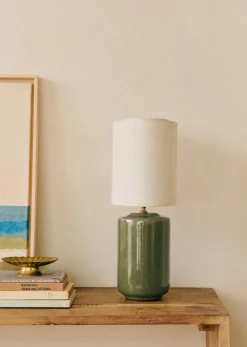 Sezane Les Lumières|Lampe Mezzo - Sauge Abat-jour Boléro - Jute Écru