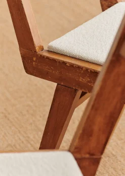 Sezane La Sélection Vintage|Lot De 6 Chaises Années 1960 Hêtre