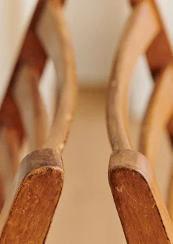 Sezane La Sélection Vintage|Lot De 6 Chaises Années 1960 Hêtre