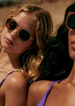 Sezane Solaires|Lunettes De Soleil Rita Milky beige