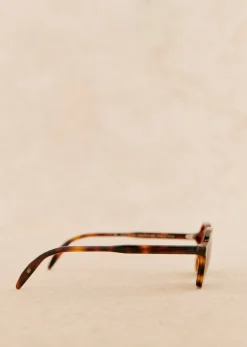 Sezane Solaires|Le Bain|Lunettes De Soleil Rita Brun