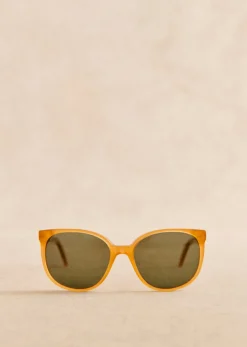 Sezane Solaires|Lunettes De Soleil Romie Ambre