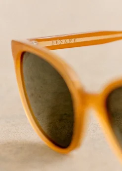 Sezane Solaires|Lunettes De Soleil Romie Ambre