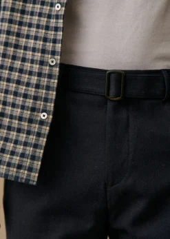 Sezane Pantalons Casual|Pantalons coton lin|Pantalon Aurèle