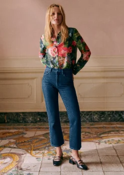 Sezane Denim|Denim|Pantalon Laurence Denim