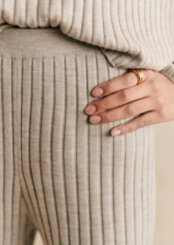 Sezane Fluide|Tous les Pantalons & Combinaisons|Pantalon Lazare Mastic