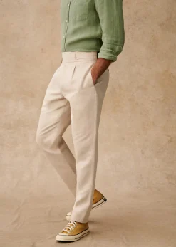 Sezane Pantalons Formels|Pantalons Casual|Pantalon Terence Beige Clair