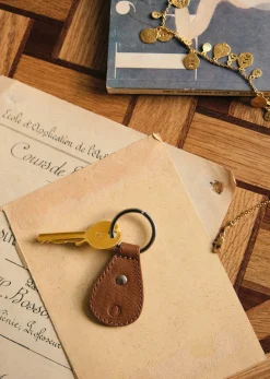 Sezane Maroquinerie|Porte-clés Werner Camel