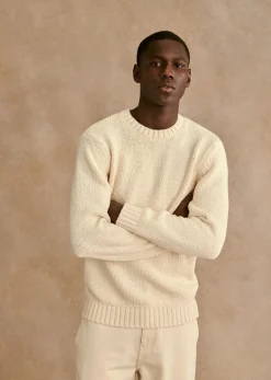 Sezane Pulls coton|Pull Azzo Écru