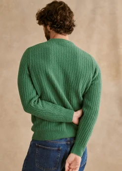 Sezane Pulls laine|Col rond|Pull Huxley Vert