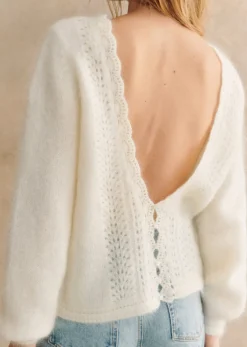 Sezane Maille|Pull Marylis Ecru