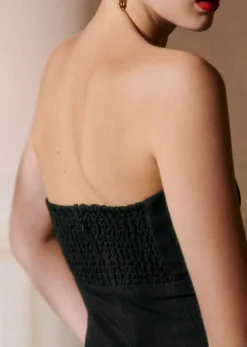 Sezane Robes|Robe Chiarella Noir