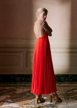 Sezane Robes|Robe Pavlina Tangerine