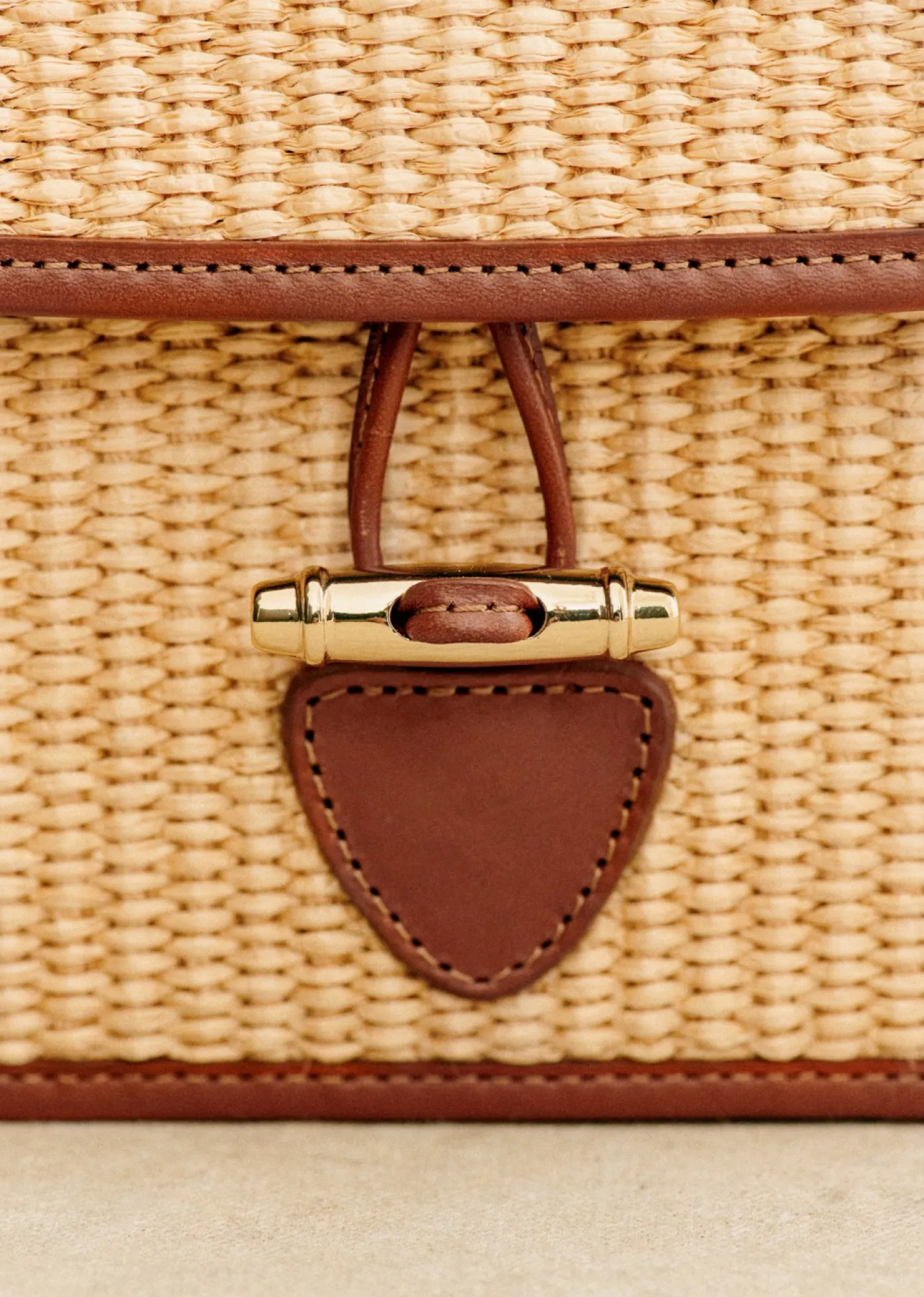 Sezane Nos Sacs Iconiques|Maroquinerie|Sac Milo Vintage Textile Textile Naturel