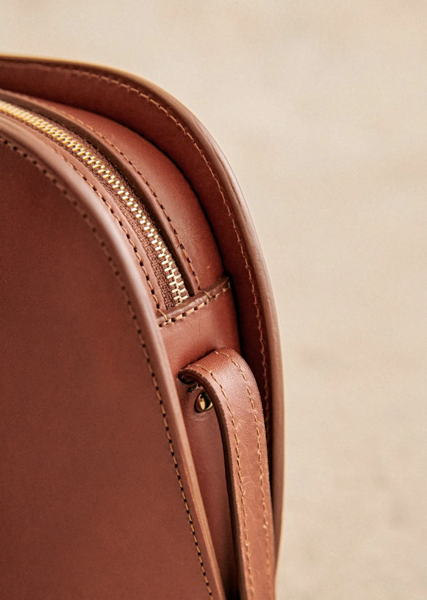 Sezane Nos Sacs Iconiques|Maroquinerie|Sac Victor Héritage Cuir Naturel Héritage