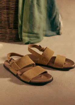 Sezane Chaussures|Le Bain|Sandales Adrio Camel