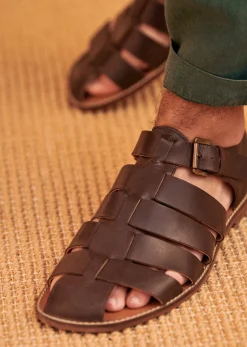 Sezane Chaussures|Sandales Anderson Chocolat