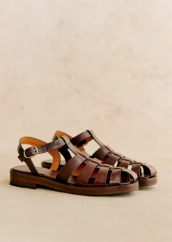 Sezane Sandales|Sandales Low Constance Brun